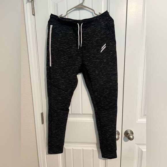 DOYOUEVEN Essential Slim Fit Sweatpants Men’s Flecked Joggers - Picture 5 of 10